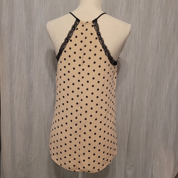 Express tank top small polka dot polyester - Picture 2 of 7